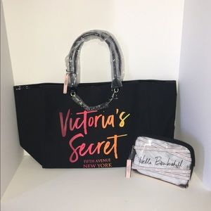 NWT Victoria’s Secret Tote with Makeup bag